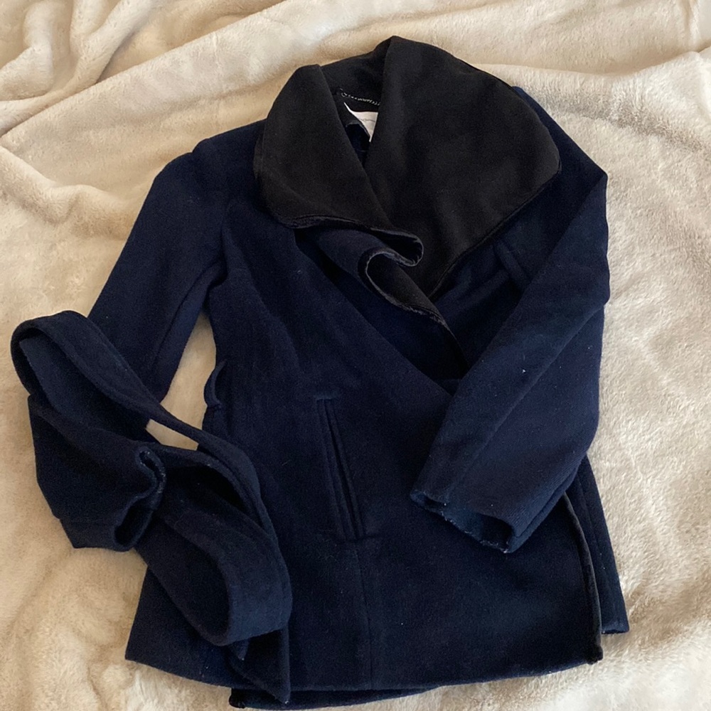BCBGeneration jacket with drape front